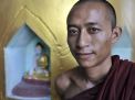 portrait buddhist monk burma myanmar